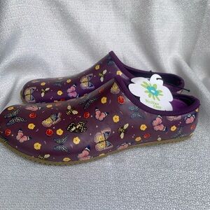 Western Chief Purple Butterfly Clogs
